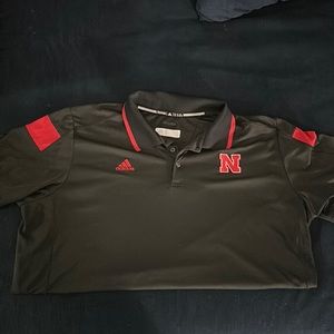 Nebraska Cornhuskers Adidas polo